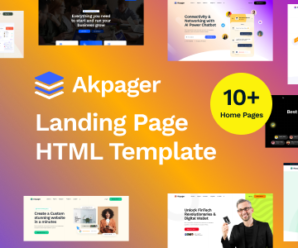 Akpager – Multipurpose Landing Page HTML Template