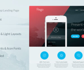 Rego – App Landing Page