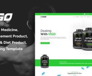 VIGO-Health Supplement Landing Page HTML Template