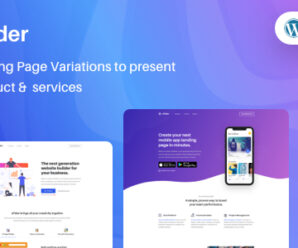 xPider | WordPress App Landing Page