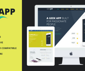 GeekApp – Creative App Landing Page