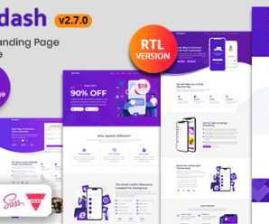 Apdash – App Landing Page Template