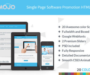 App Mojo – Software Landing Page HTML