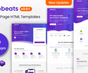 AppBeats – App Landing Page