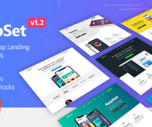 AppSet – App Landing Pages Pack