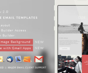 Cloe – Responsive Email Template + Builder Access