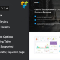 LandX Multipurpose WordPress Theme, Software Application Landing Pages Builder for Marketing Agency