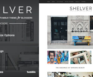 Shelver – Responsive Blog Tumblr Theme