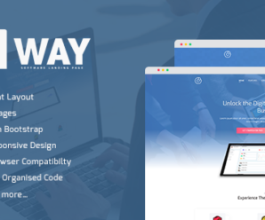 Way – Software Landing Page