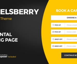 Wheelsberry – Car Rental WordPress Theme / Landing Page