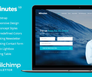 Minutes – Responsive multipurpose Landing Page