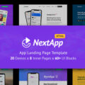 NextApp – App Landing Pages Pack