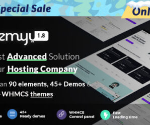 EMYUI – Multipurpose Web Hosting with WHMCS Template