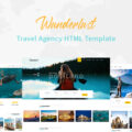 Wunderlust – Travel Tour HTML Template