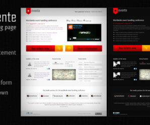Evente Landing Page