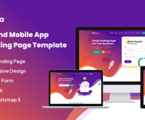 Cahaya – Desktop and Mobile App HTML Landing Page Template