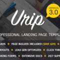 Urip – Professional Landing Page With HTML Builder