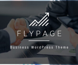 FlyPage – Minimalist Landing Page WordPress Theme