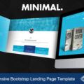 Minimal – Book / App Responsive Landing Page Templ