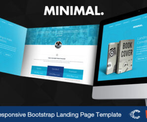 Minimal – Book / App Responsive Landing Page Templ