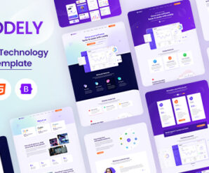 CODELY – Software & Technology Landing Page HTML Template