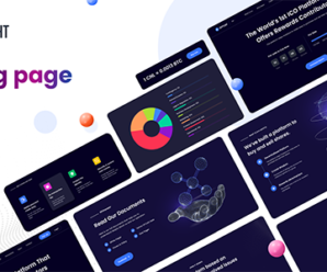 Cryptlight – ICO Landing Page Figma Template