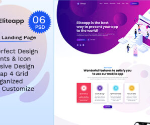 Eliteapp – App Landing Page