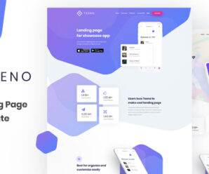 Teeno – App Landing Page