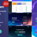 Crypterium – Cryptocurrency & ICO Landing Pages HTML + Wallet Dashboard Template