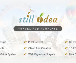 Stillidea – Travel, Clean PSD Template