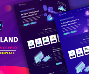 Coinland – ICO landing page & ICO Crypto Template