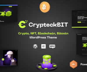 Crypteck – ICO Landing Page & Crypto WordPress Theme