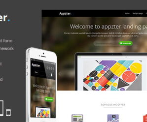 Appzter – Responsive multipurpose landing page