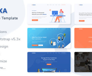 Deoxa – Landing Page Template