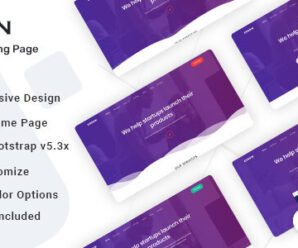 Dorsin – VueJs Landing Page Template