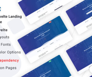 Hiric – Svelte Landing Page Template