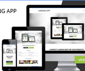 LandingApp responsive landing page