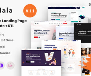 Mala – Multipurpose Landing Page HTML Template