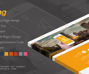 Mobiling – One Page App Landing Page