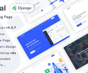 Qexal – HTML & Django Landing Page Template