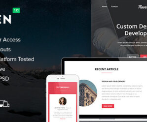 Raven – Responsive Email + Themebuilder Access