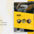 Studio – Portfolio, Creative, Corporate, Business Landing Page