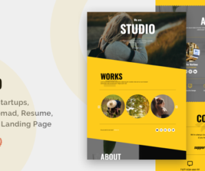 Studio – Portfolio, Creative, Corporate, Business Landing Page