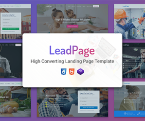 LeadPage – Multipurpose Marketing HTML Landing Page Template