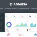 Admiria – The Ultimate Admin & Dashboard Template