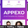 Appexo – App Responsive Email Template + Mailster + StampReady Builder + Mailchimp Editor