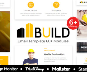 Build – Construction & Building Responsive Email Template – StampReady + Mailster & Mailchimp