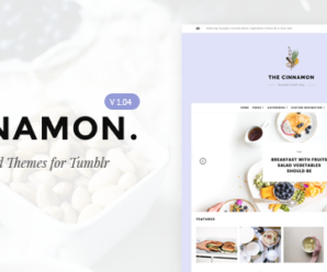 Cinnamon | Casual Grid Tumblr Theme