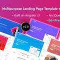 Euzan – Angular 17+ Multipurpose Landing Page Template