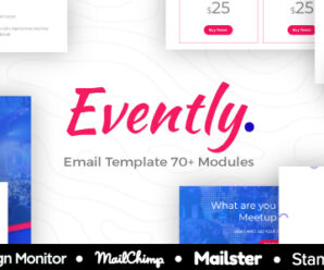 Evently – Responsive Email For Event/Coference/Organizer – StampReady Builder + Mailster & Mailchimp